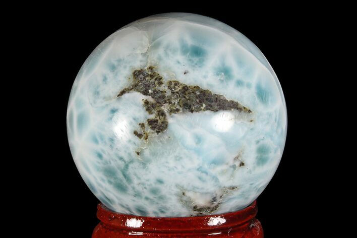 Polished Larimar Sphere - Dominican Republic #168149